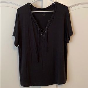 dark grey American Eagle soft & sexy tee, size L